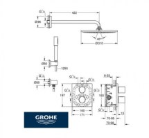 GROHE 3000 KIT DUCHA EMPOTRADO